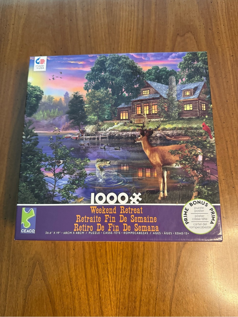 🧩 COMPLETE Weekend Retreat 1000 Piece Puzzle Chris Bigelow